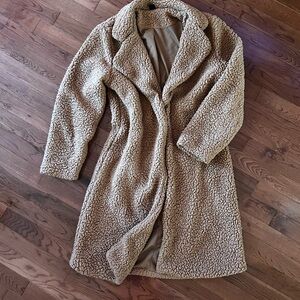 SHEIN Sherpa Coat 🤎